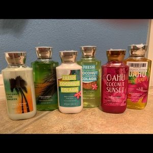 Bath & Body Works body lotion & shower gel